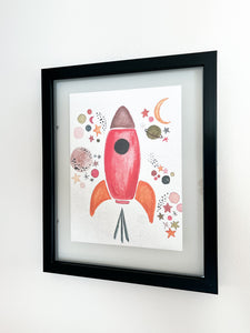 Red Rocket Art Print