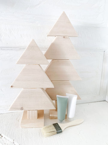 Wooden Trees Craft Kit